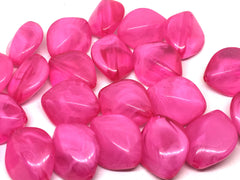 Dark Pink Beads, pink Beads, Acrylic Beads, 31mm beads, Colorful beads, pink jewelry, pink Gemstones, Chunky Beads