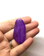 Large PURPLE Gem Stone Beads, SUNSET Collection, Acrylic faux stained glass jewelry Making, Necklaces, Bracelets or Earrings, purple beads