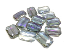 28mm Glass Crystal in Lavender Gray, faceted crystals for jewelry creation, bangle making beads, purple crystals, purple beads, glass beads