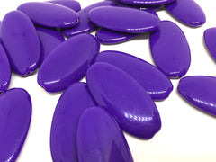 Oval purple Large Acrylic Beads, oval 40mm beads, craft supplies, bangle bracelets or necklaces, wire bangle, purple jewelry purple necklace