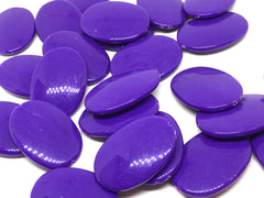 Purple Oval 36mm Bead, Oval purple Bead, Bangle or Jewelry Making, bangle beads, purple jewelry, purple beads, big purple beads, purple oval