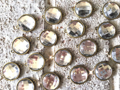 XL 20mm Druzy Connector Beads, diamond Druzy Beads, silver gold druzy beads, druzy beads, earrings necklaces bangle bracelets beads