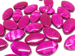 Pink Beads, Magenta Painted Beads, 25mm Beads, big acrylic beads, bracelet, necklace, acrylic bangle beads, pink jewelry, pink bracelet