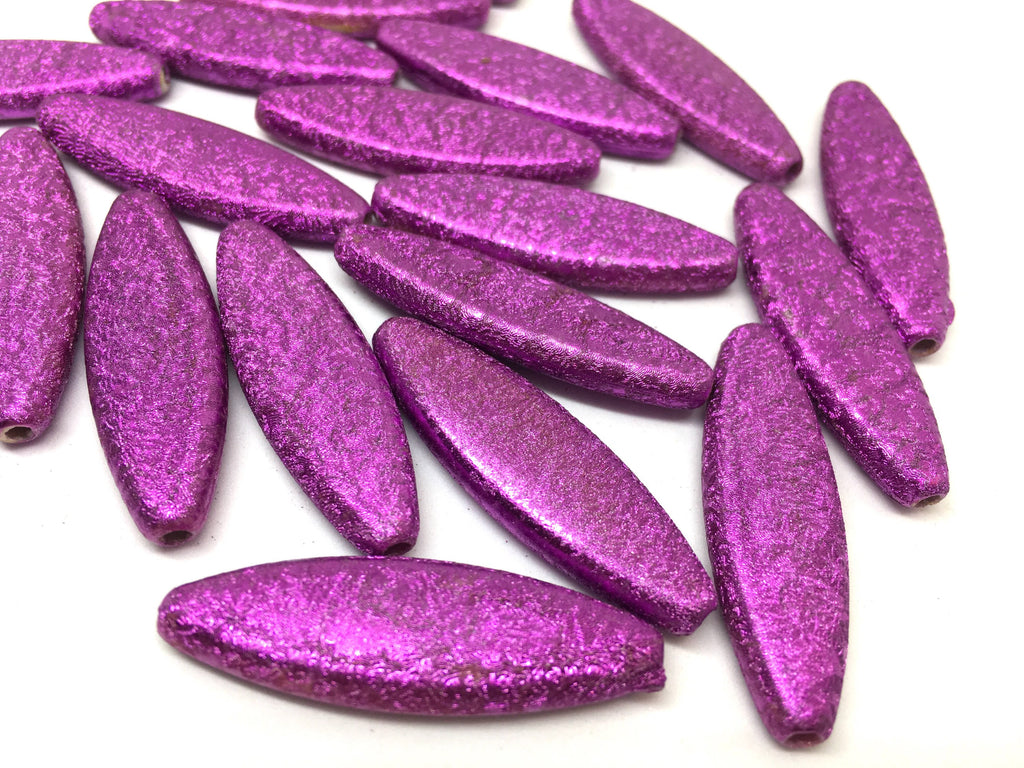 XL Purple textured beads, bangle beads, purple jewelry, Bangle Making, Jewelry Making, 39mm Beads, purple necklace, purple bangle