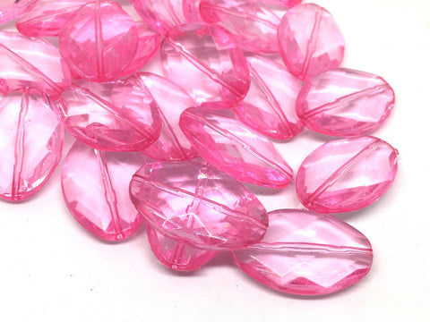 Oval 31mm BLUSH PINK Slab Nugget Beads, Beads for Bangle Making Jewelry Making, pink translucent beads, pink jewelry, pink bracelet