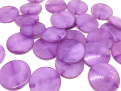 Lavender round beads, light purple circular beads, Creamy Beads Bangle Making, Jewelry Making, 27mm Circle Beads, purple Jewelry bracelet