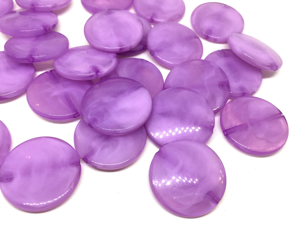 Lavender round beads, light purple circular beads, Creamy Beads Bangle Making, Jewelry Making, 27mm Circle Beads, purple Jewelry bracelet