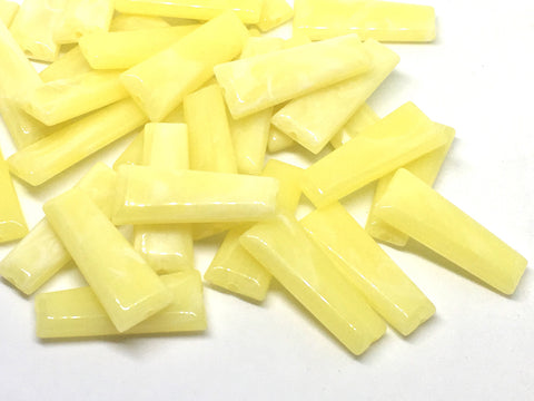 31mm acrylic beads, Creamy Yellow Sherbet beads, big acrylic beads, bracelet necklace earrings, jewelry making, acrylic bangle beads