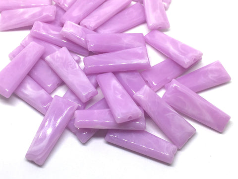 31mm acrylic beads, Creamy Lavender Sherbet beads, big acrylic beads, bracelet necklace earrings, jewelry making, purple bangle beads