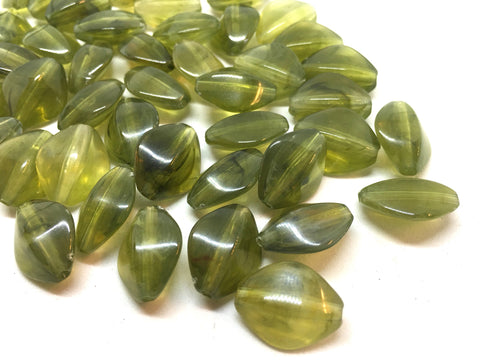 Army Green beads, The Joy Collection, Bangle Making, Jewelry Making, 17mm Polygon beads, statement necklace, green acrylic beads, forest