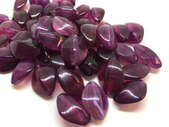 Eggplant beads, The Joy Collection, Bangle Making, Jewelry Making, 17mm Polygon beads, statement necklace, purple acrylic beads