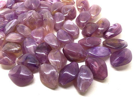 Purple beads, The Joy Collection, Bangle Making, Jewelry Making, 17mm Polygon beads, statement necklace, purple acrylic beads, amethyst