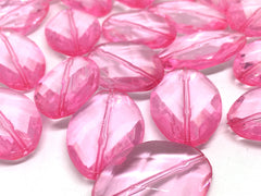 Oval 31mm BLUSH PINK Slab Nugget Beads, Beads for Bangle Making Jewelry Making, pink translucent beads, pink jewelry, pink bracelet