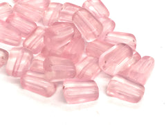 Blush Pink FROSTED 21mm Beads, geometric acrylic beads, bracelet necklace earrings, jewelry making, acrylic bangle beads, pink beads