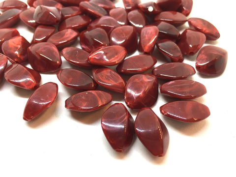 Deep Red beads, The Joy Collection, Bangle Making, Jewelry Making, 17mm Polygon beads, statement necklace, red acrylic beads, red necklace