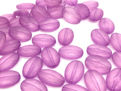 Purple FROSTED round beads, purple circular beads, Bangle Making, Jewelry Making, 21mm oval Beads, purple Jewelry, purple jewelry beads