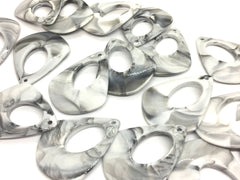 Black & White DIY Acrylic Earring Blanks, acrylic blanks, DIY jewelry, resin earrings, lucite earring blanks, geometric earrings jewelry
