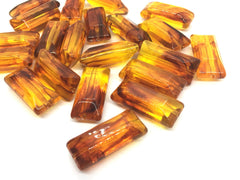 Tortoise Shell 35mm acrylic beads, amber beads, chunky statement necklace, wire bangle, jewelry making, extra chunky rectangle beads, amber