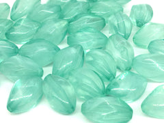 Mint Translucent Beads, 20mm Beads, Balmy Collection, Oval Beads, Bangle Beads, Bracelet Beads, necklace beads, green bangle jewelry