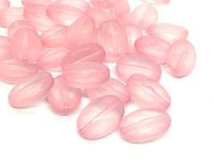 Blush Pink FROSTED round beads, pink circular beads, Bangle Making, Jewelry Making, 21mm oval Beads, baby pink Jewelry, light pink jewelry