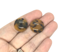 Teardrop Tortoise Shell Acrylic Blanks Cutout, Circle blanks, earring jewelry making, 20mm jewelry, stud earring blanks, tortoise earrings