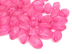 Pink Translucent Beads, 20mm Beads, Balmy Collection, Oval Beads, Bangle Beads, Bracelet Beads, necklace beads, pink bangle jewelry