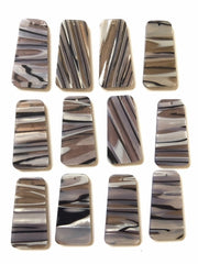 Gray Black White Striped resin Tortoise Shell resin Acrylic Blanks Cutout, earring pendant jewelry making, 38mm 1 Hole earring blanks