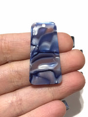 Royal Blue & Blush Watercolor resin Tortoise Shell resin Acrylic Blanks Cutout, earring pendant jewelry making, 38mm 1 Hole earring blanks