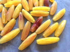 Marigold Yellow Beads, The KISS Collection, yellow beads, 30mm Beads, big acrylic beads, yellow jewelry, bracelet necklace wire metal bangle