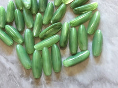 Jalapeno Green Beads, The KISS Collection, green beads, 30mm Beads, big acrylic beads, green jewelry, green bracelet necklace wire metal