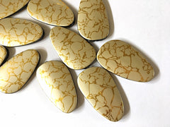 XL 56mm Gold Crackle painted Beads, large Acrylic Beads for Jewelry Making, Necklaces Bracelets earrings gold beads, asymmetrical beads
