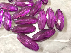 Purple oval beads 40mm purple beads, Bangle Making, Jewelry Making, purple Jewelry necklace, purple Statement chunky beads bib