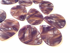 Beachy Waves Tortoise Shell Acrylic Blanks Cutout, teardrop earring pendant jewelry making, 40mm 1 Hole earring blanks, geode agate