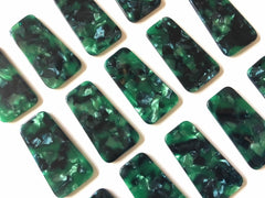 Green tortoise shell resin Acrylic Blanks Cutout, earring pendant jewelry making, 38mm blue 1 Hole earring blanks, green earrings