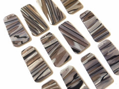 Gray Black White Striped resin Tortoise Shell resin Acrylic Blanks Cutout, earring pendant jewelry making, 38mm 1 Hole earring blanks