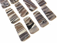 Gray Black White Striped resin Tortoise Shell resin Acrylic Blanks Cutout, earring pendant jewelry making, 38mm 1 Hole earring blanks