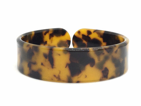 Brown & Black Tortoise Shell Bracelet Blanks, resin lucite tortoise shell acetate celluloid jewelry, animal print bracelet monogram blanks