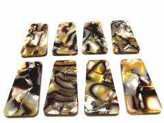 Brown & Yellow Watercolor resin Tortoise Shell resin Acrylic Blanks Cutout, earring pendant jewelry making, 38mm 1 Hole earring blanks