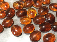 Amber round Beads faceted oval 20mm big acrylic beads, bracelet necklace earrings, jewelry making, acrylic bangle bead amber brown