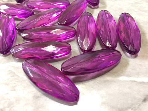 Purple oval beads 40mm purple beads, Bangle Making, Jewelry Making, purple Jewelry necklace, purple Statement chunky beads bib