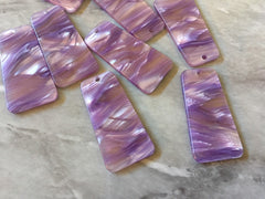 Brushed Purple resin Tortoise Shell resin Acrylic Blanks Cutout, earring pendant jewelry making, 38mm 1 Hole earring blanks, lavender lilac