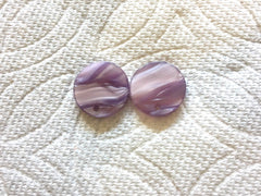 16mm purple acrylic post earring round blanks, lilac round earring, stud earring, drop dangle earring making colorful jewelry blanks