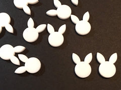 Easter Bunny Acrylic Earring Blanks, acrylic blanks white earrings jewelry, resin earrings, lucite earring blanks, white rabbit earrings jew