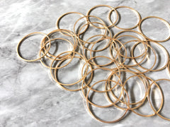 30mm Gold Metal circles, bracelet necklace earrings, jewelry making, geometric earrings, triangle blanks, simple round minimalist jewelry