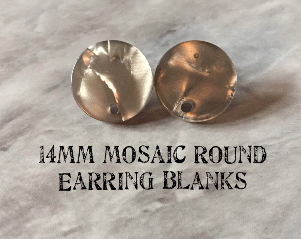 14mm BROWN acrylic post earring round blanks, brown round earring, stud earring, drop dangle earring making colorful jewelry blanks circle