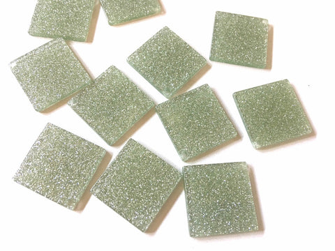 Green GLITTER diamond Blanks Cutout, jewelry blanks, earring bead jewelry making, 28mm square jewelry, 1 Hole charm necklace diamond