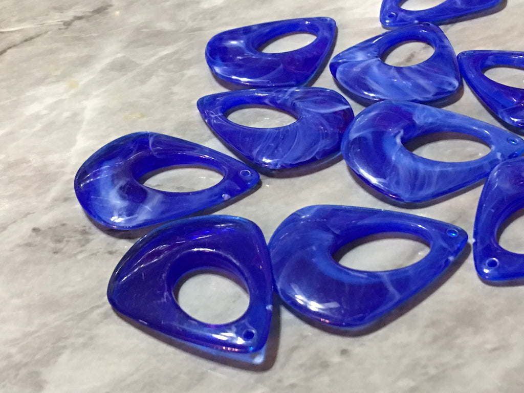 Royal Blue DIY Acrylic Earring Blanks, acrylic blanks, DIY jewelry, resin earrings, lucite earring blanks earrings jewelry, geometric
