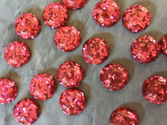 Hot Pink Resin 12mm Druzy Cabochons, jewelry making kit earring set, diy jewelry, druzy studs, 12mm Druzy stud earrings