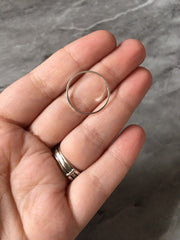 20mm silver Metal circles, bracelet necklace earrings, jewelry making, geometric earrings, triangle blanks, simple round minimalist jewelry