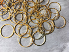 20mm Gold Metal circles, bracelet necklace earrings, jewelry making, geometric earrings, triangle blanks, simple round minimalist jewelry